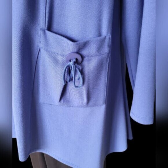 Picadilly Long Asymmetrical Blazer Jacket NWT Sz XL - Picture 9 of 11